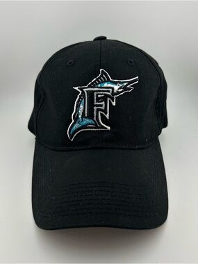 Florida Marlins Hat Cap Mens Snapback Black MLB Baseball Outdoor Cap